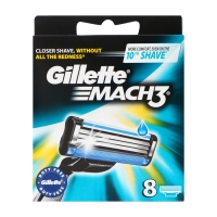 Сменные кассеты Gillette Mach3, 3 лезвия, 8 шт Сменные кассеты Gillette Mach3, 3 лезвия, 8 шт