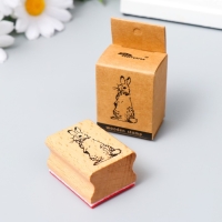 Печать дерево "Заяц" 4х3х2,4 см Печать дерево "Заяц" 4х3х2,4 см