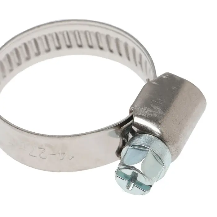 Хомут червячный ZEIN engr, диаметр 14-27 мм, ширина 9 мм, нержавеющая сталь