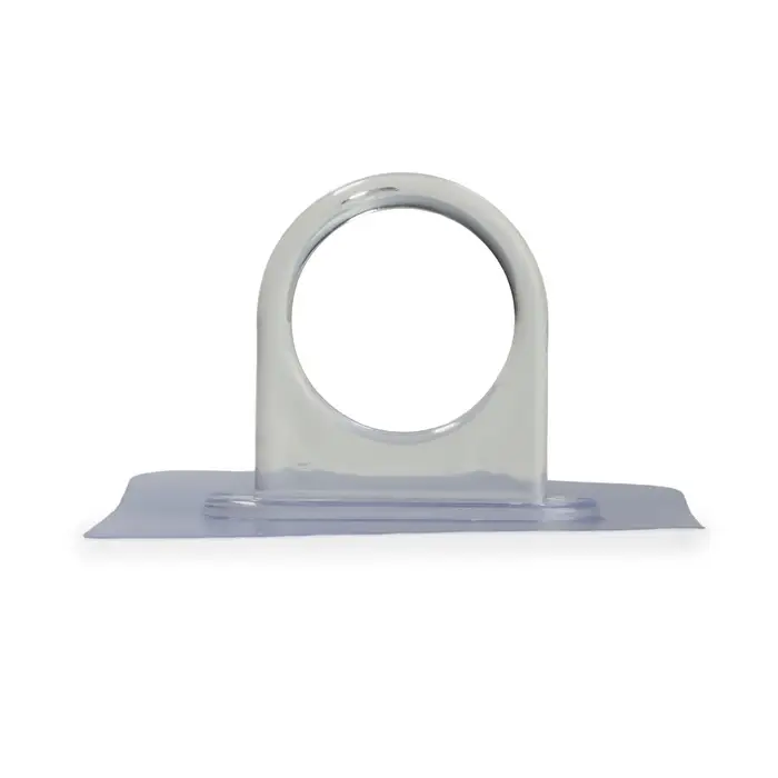 Держатель с клейкой поверхностью ТУНДРА, d=25 мм, 68&times;68 мм, прозрачный