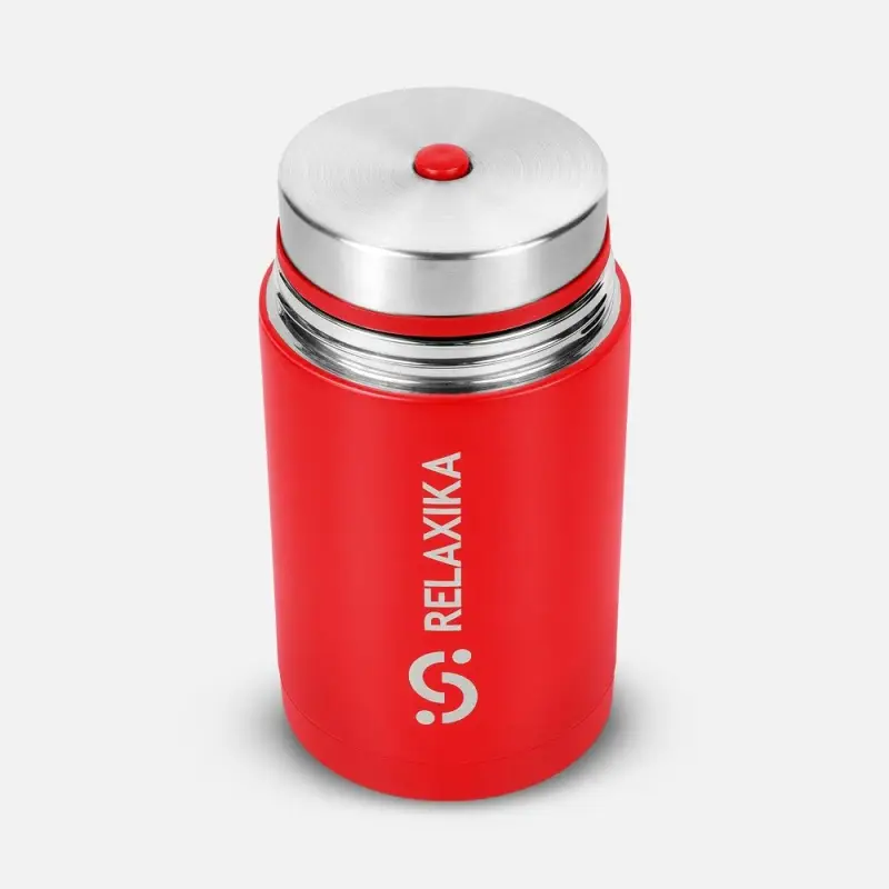 Термос для еды Relaxika 1000, красный