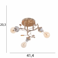 Люстра "Грета"БП 3х40Вт Е27 Золото МОДЕЛЬ: 2600553 Люстра "Грета"БП 3х40Вт Е27 Золото МОДЕЛЬ: 2600553