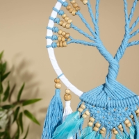 Ловец снов "Голубое дерево" 22х60 см.