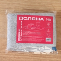 Коврик для сушки посуды Доляна &laquo;Лофт&raquo;, 30&times;40 см, микрофибра, цвет светло-серый