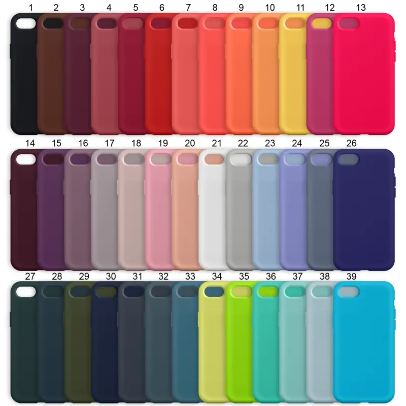 Чехол iPh 7/8/SE (2020) Silicon Сase APL WS (без лого) без возврата и обмена