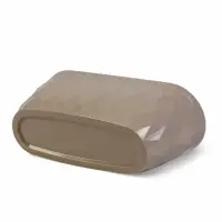 Горшок для цветов "Laurel" 35,4х15,2х15 см, 5 л с дренажной вставкой, бежевый