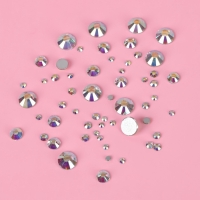 Стразы холод.фикс. SS4-SS20(наб 400шт цена за наб) серебряный АВ АУ