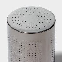 Чайник стеклянный заварочный Доляна &laquo;Иллюзия&raquo;, 1,5 л, с металлическим ситом, цвет чёрный