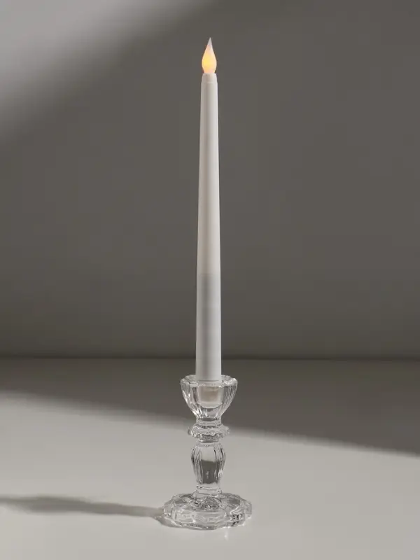 Подсвечник стекло "Бутон на ножке" прозрачный d=2,2 см 7х7х11 см