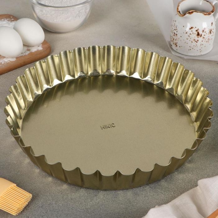 Форма для выпечки торта &laquo;Солнце&raquo;, d=27,5 см , h=5,5 см, антипригарное покрытие, цвет МИКС