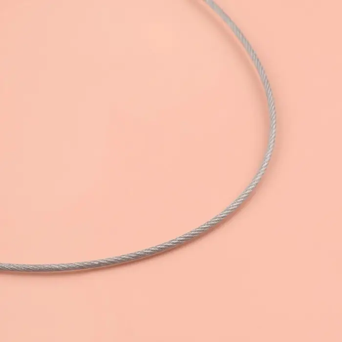 Спицы круговые, для вязания, с тефлоновым покрытием, с металлическим тросом, d=2.75 мм, 14/80 см