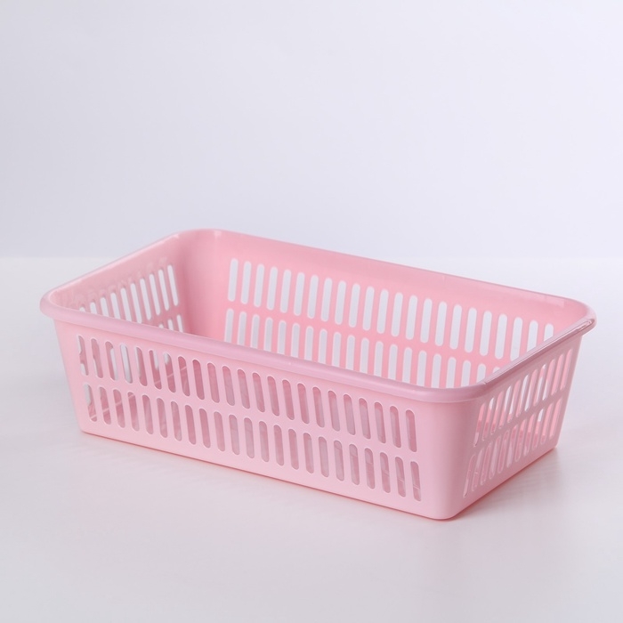 Корзина для хранения Полимербыт, пластик, 25&times;15&times;7 см, МИКС