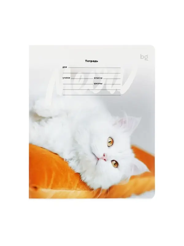 Тетрадь 12 листов в клетку &laquo;Кошечки&raquo;, МИКС