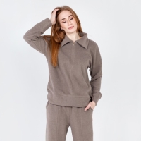 Костюм женский (свитер/брюки), цвет бежевый, размер 48 Костюм женский (свитер/брюки), цвет бежевый, размер 48