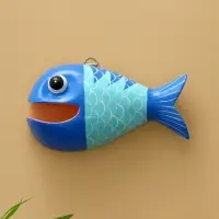 Панно &laquo;Рыба-хищник&raquo;, 22&times;11&times;5 см, дерево, разноцветное