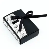 Коробка под бижутерию &laquo;Чёрно-белая&raquo;, 12 х 8.5 х 3 см