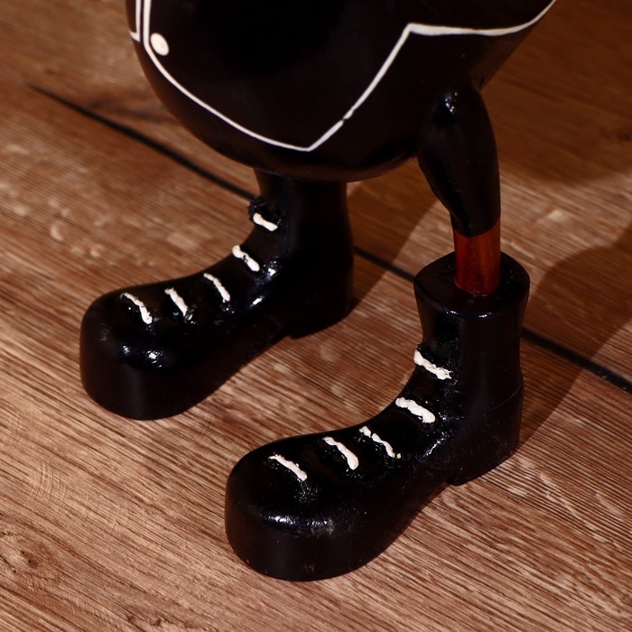 Сувенир "Утка в костюме" дерево 45 см