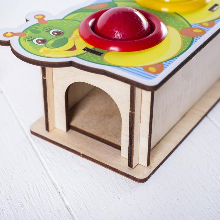 Стучалка-сортер &laquo;Гусеница&raquo;, с молотком, МИКС