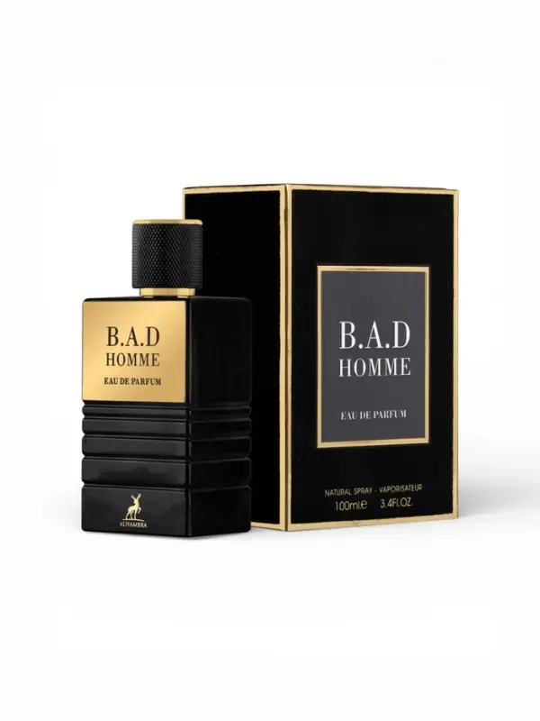 Парфюмерная вода мужская B.A.D. HOMME, 100 мл (мотив Carolina Herrera Bad Boy)