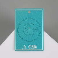 Значок &laquo;Таро&raquo; фазы Луны, цвет чёрно-белый в золоте