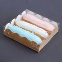 Коробка для печенья, крафт, 12&times;12&times;3 см