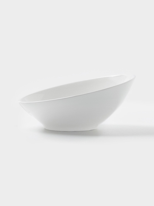 Салатник Hanna Kn&ouml;vell, 25.5&times;23 см, фарфор, белый