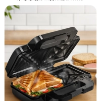 Бутербродница электрическая сендвичница КТ-4623 - 1000 Вт