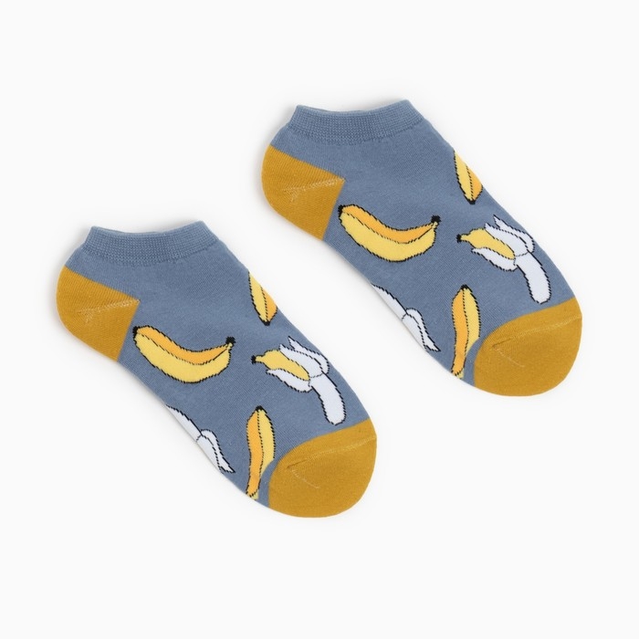 Носки укороченные MINAKU &laquo;Банан&raquo;, размер 36-39 (23-25 см)