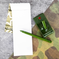 Подарочный набор &laquo;23 февраля&raquo; блокнот 16 листов и ручка пластик