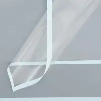 Пленка для декора и флористики, глянцевая, однотонная, голубая, &laquo;Полоса&raquo;, лист 1 шт., 58&times;58 см