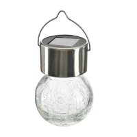 Садовый светильник на солнечной батарее &laquo;Лампочка&raquo;, 7&times;9&times;7 см, 1 LED, свечение тёплое белое