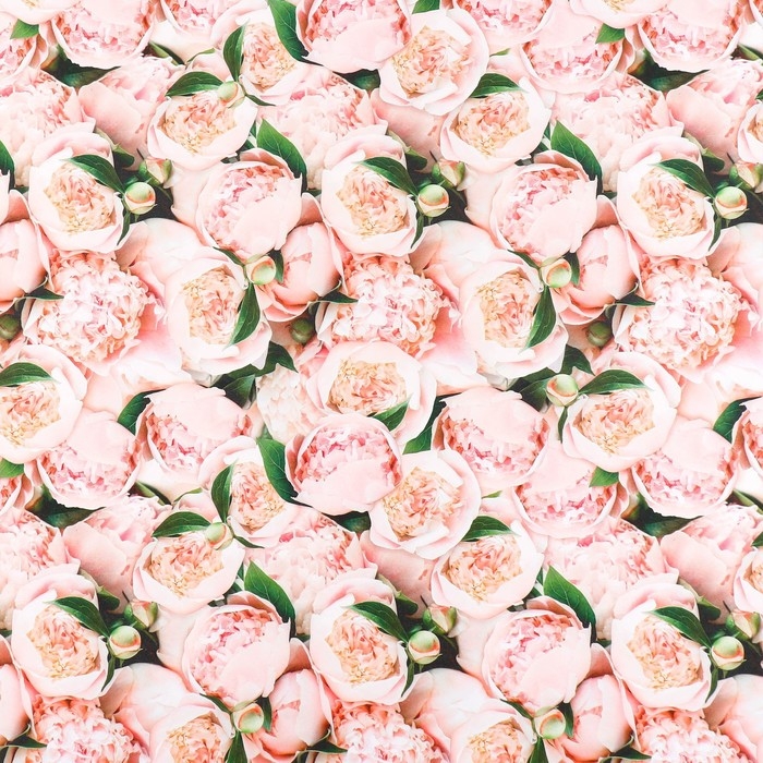 Бумага упаковочная двухсторонняя крафтовая &laquo;Цветы&raquo;, 70 х 100 см