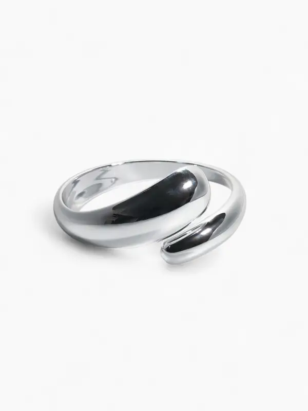 Браслет манжета «Капля», цвет серебро Браслет манжета «Капля», цвет серебро