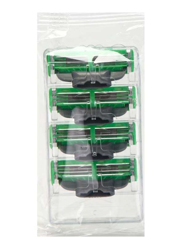 Станок Gillette Mach3 + 8 сменные кассеты цвет зеленый Станок Gillette Mach3 + 8 сменные кассеты цвет зеленый