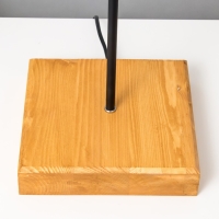 Лампа настольная "Хью-1" коричневый/черный 20х20х55см RISALUX Лампа настольная "Хью-1" коричневый/черный 20х20х55см RISALUX