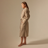 Халат вафельный женский SL HOME: Basic "Саббиа", размер M, 100% хлопок, 300 г/м2 Халат вафельный женский SL HOME: Basic "Саббиа", размер M, 100% хлопок, 300 г/м2