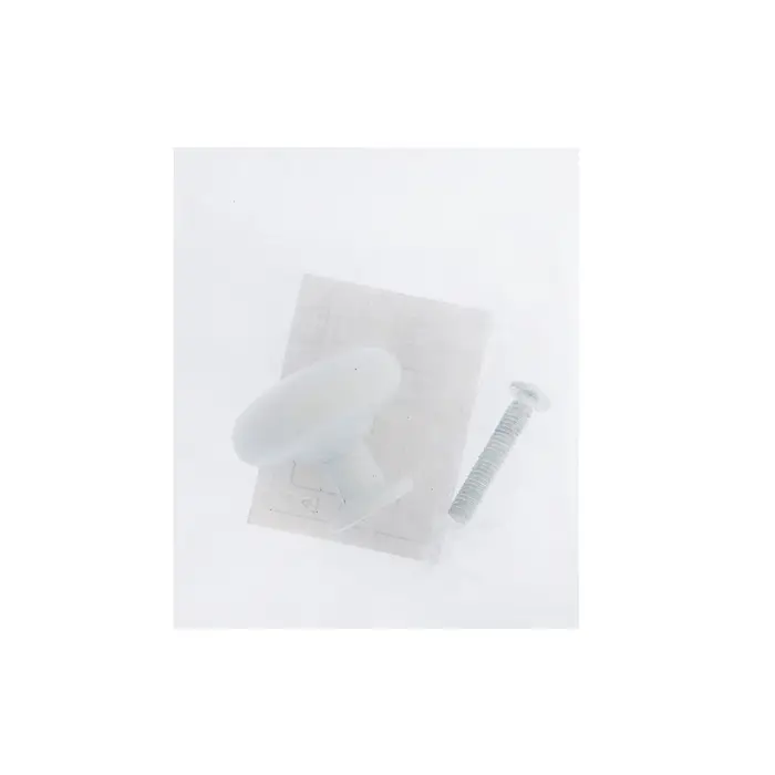 Ручка-кнопка ТУНДРА LIGHT PK036WH, белая