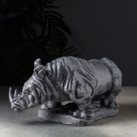 Копилка "Носорог" 32х19х16 см, серый