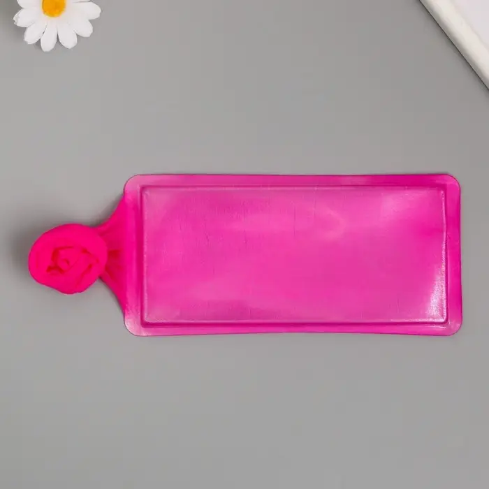 Капрон для цветов одноцветный "Ярко-розовый" 50 см