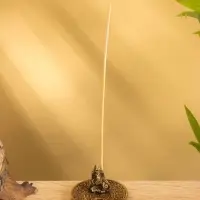 Подставка под благовония "Ганеша" латунь 7 см