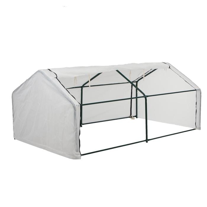 Мини-теплица, 2,5 &times; 1,4 &times; 1,15 м, стальной каркас d = 16 мм, спанбонд 60 г/м&sup2;