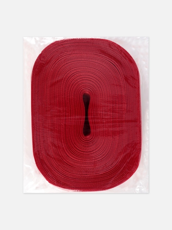 Лента атласная, 50 мм, 100&plusmn;5 м, красная