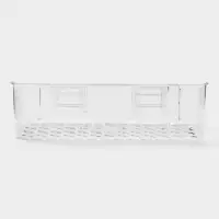 Полка для ванной настенная, цвет прозрачный