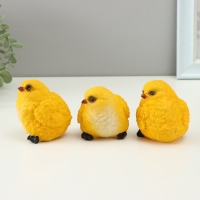 Фигурка "Цыпленок" 6х6х6см / набор 3шт Фигурка "Цыпленок" 6х6х6см / набор 3шт