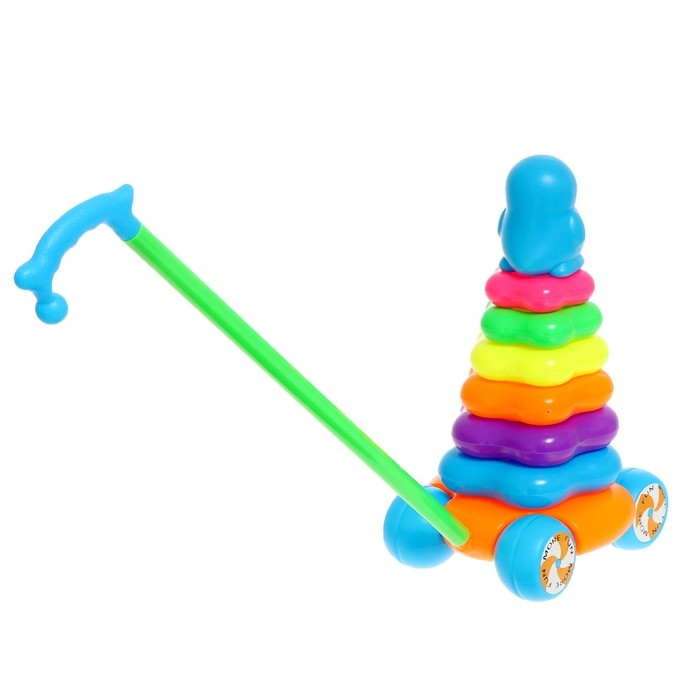 Каталка-пирамидка &laquo;Пингвин&raquo;, 6 колец