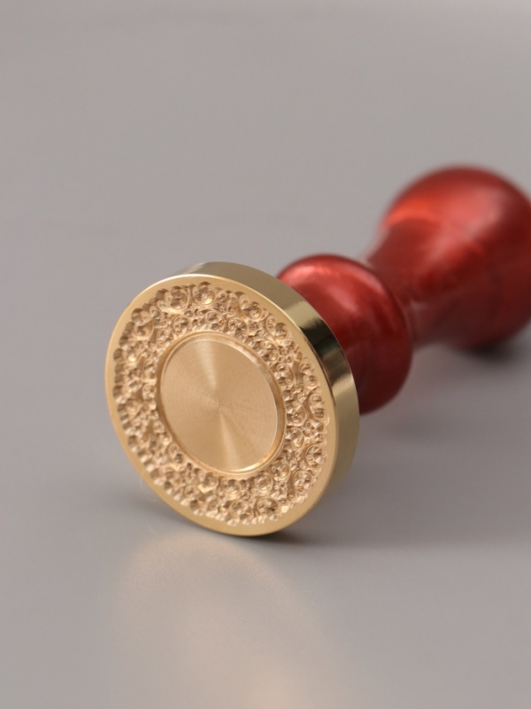 Печать для сургуча с пластиковой ручкой Печать для сургуча с пластиковой ручкой "Широкая рамка. Ажур" 6,3х3х3 см