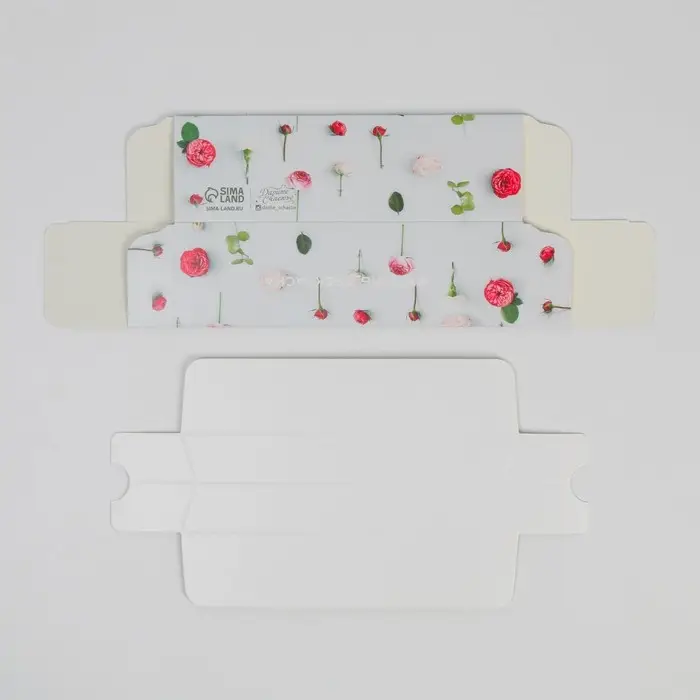 Коробка для макарун, кондитерская упаковка &laquo;Жизнь прекрасна&raquo;, 5.5 х 18 х 5.5 см