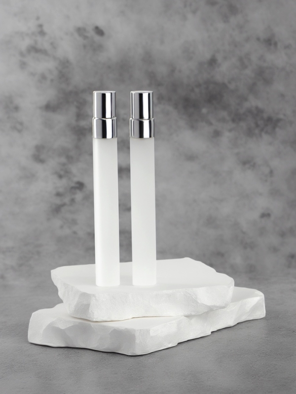 Флакон для парфюма, с распылителем, стеклянный, 10 мл, фасовка - 2 шт, цвет серый