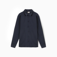 Рубашка для мальчика MINAKU: School Collection, тёмно-синяя, рост 152 см