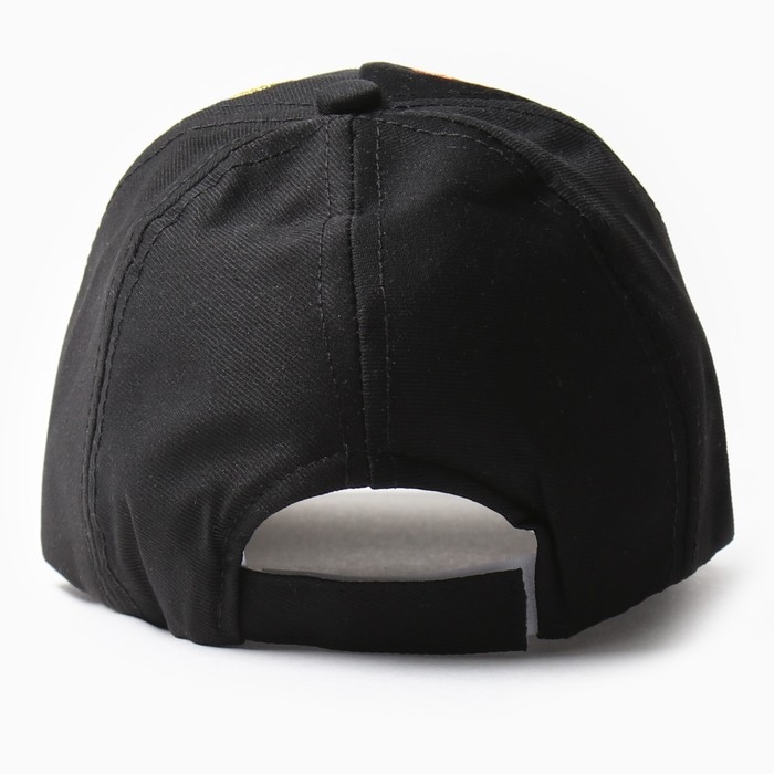 Кепка детская MINAKU "Смайл", цв. черный, р-р 44-46